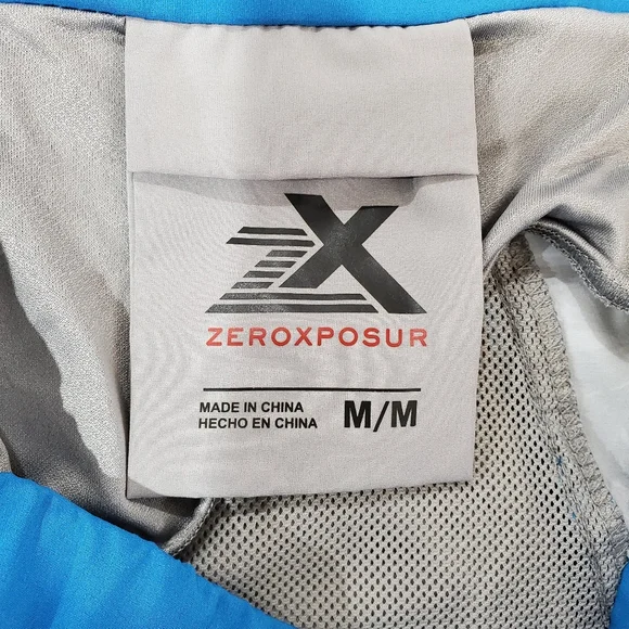 Zeroxposur Men's Medium Blue Pike Lightweight Swim Trunks Drawstring. - Picture 9 of 10